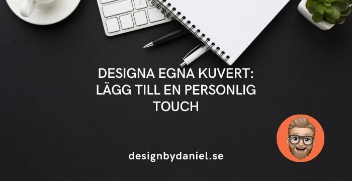 Designa egna kuvert: Lägg till en personlig touch