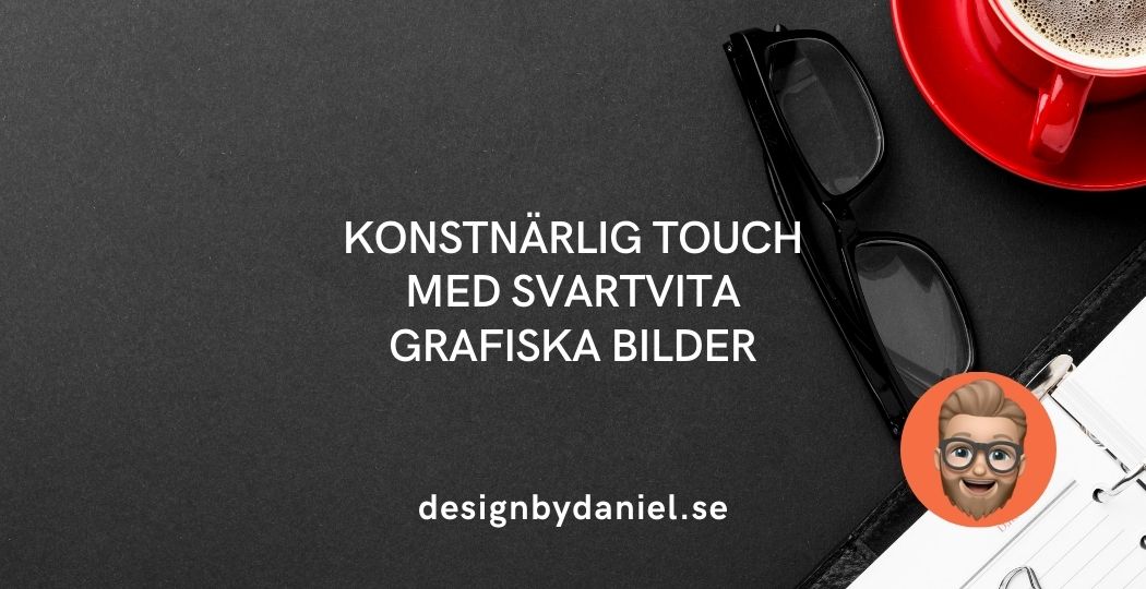 Konstnärlig touch med svartvita grafiska bilder