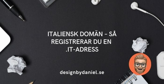 Italiensk domän – så registrerar du en .it-adress