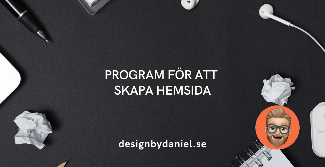 Program för att skapa hemsida – bästa valen